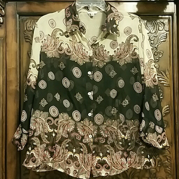 NICOLA Tops - Sheer blouse